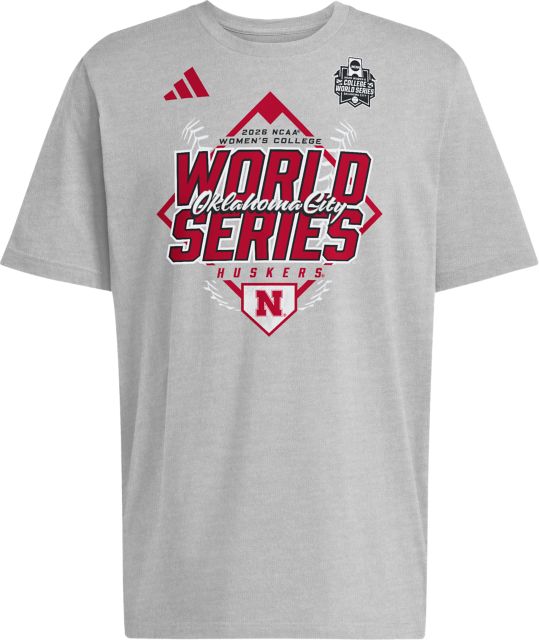 Nebraska Huskers Softball 2026 Women's College World Series Short Sleeve T-Shirt