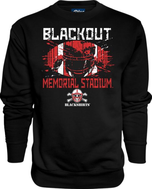 Nebraska Huskers Football Black Out Long Sleeve T-Shirt