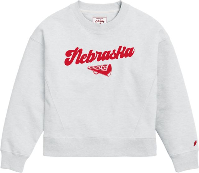 Nebraska Huskers Women's Boxy Crewneck Sweatshirt