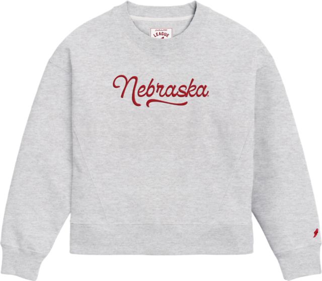 Nebraska Huskers Women's Boxy Crewneck Sweatshirt