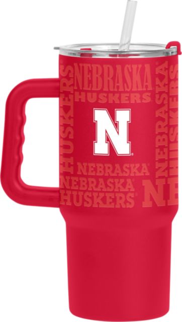 Nebraska Huskers 24oz Replay Tumbler w/Handle