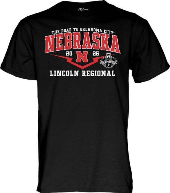 Nebraska Huskers Softball 2026 Regionals Short Sleeve T-Shirt
