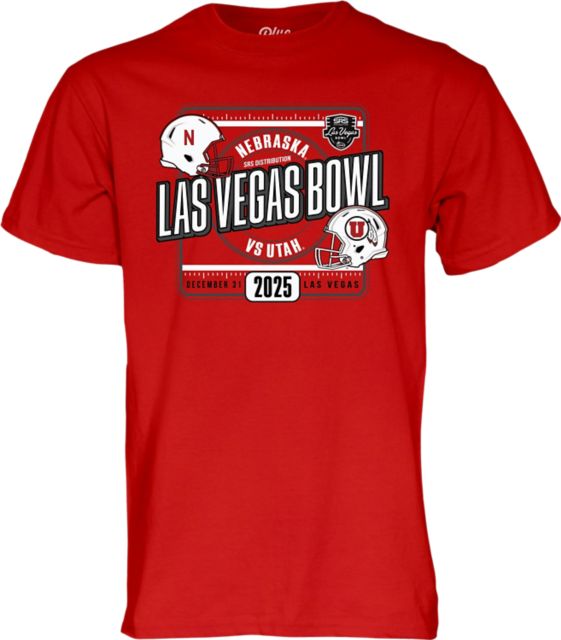 Nebraska Huskers Football 2025 Las Vegas Bowl Bound Short Sleeve T-Shirt