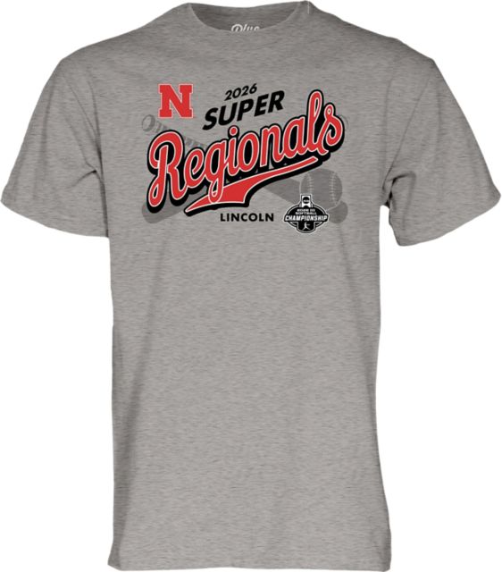 Nebraska Huskers Softball 2026 Super Regionals Short Sleeve T-Shirt