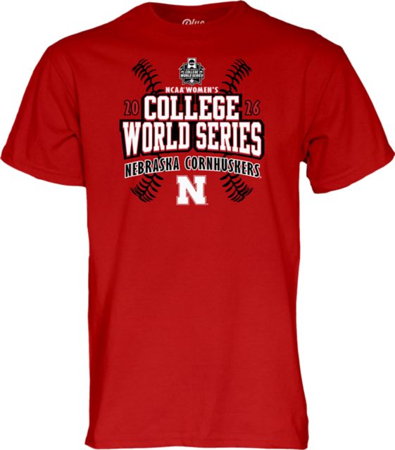 Nebraska Huskers Softball 2026 Women's College World Series Short Sleeve T-Shirt