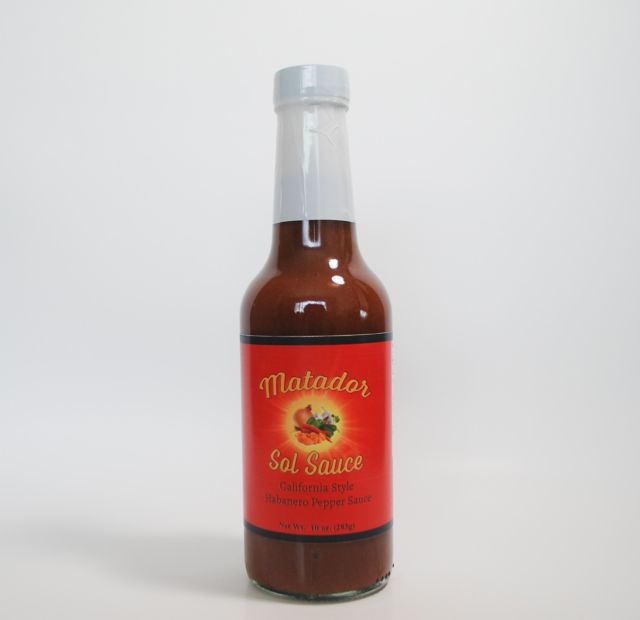 Matador Sol Sauce - California Style Habanero Pepper Sauce