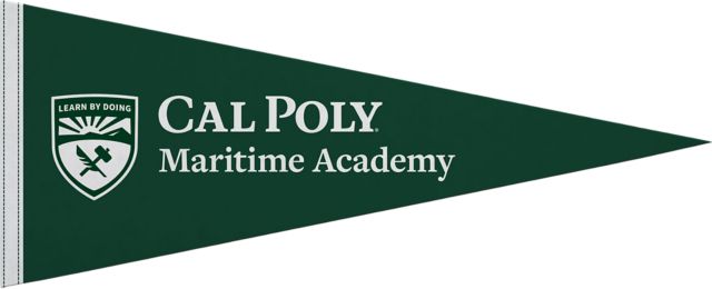 Cal Poly Maritime Academy 12"X30" Full Color Pennant