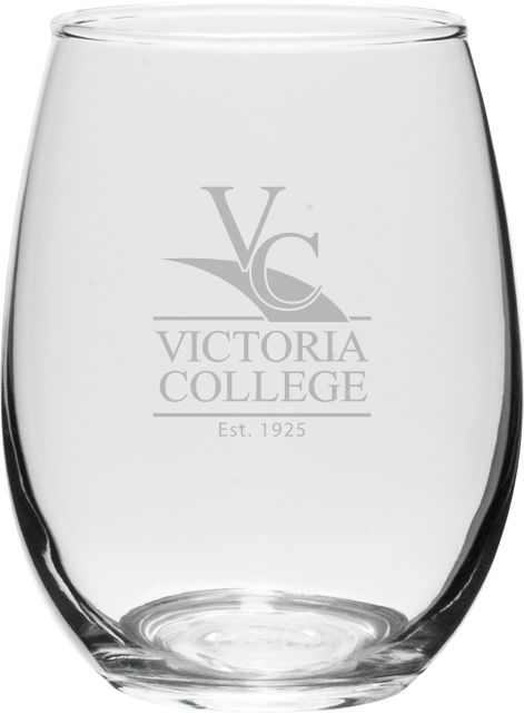 Victoria College 15 oz. Wine Glass