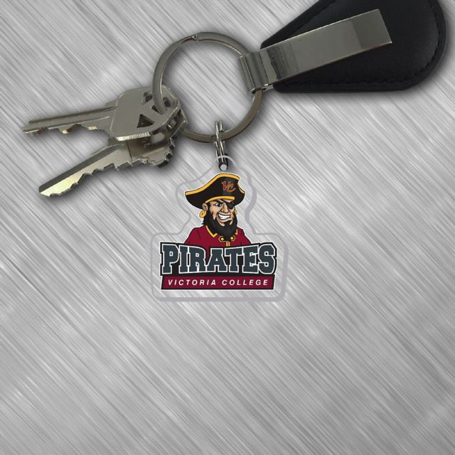 Victoria College Pirates Keychain