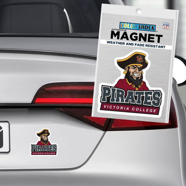 Victoria College 4x4 Small Pirates Magnet