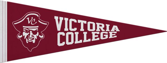 Victoria College 9" x 24" Full Color Pennant