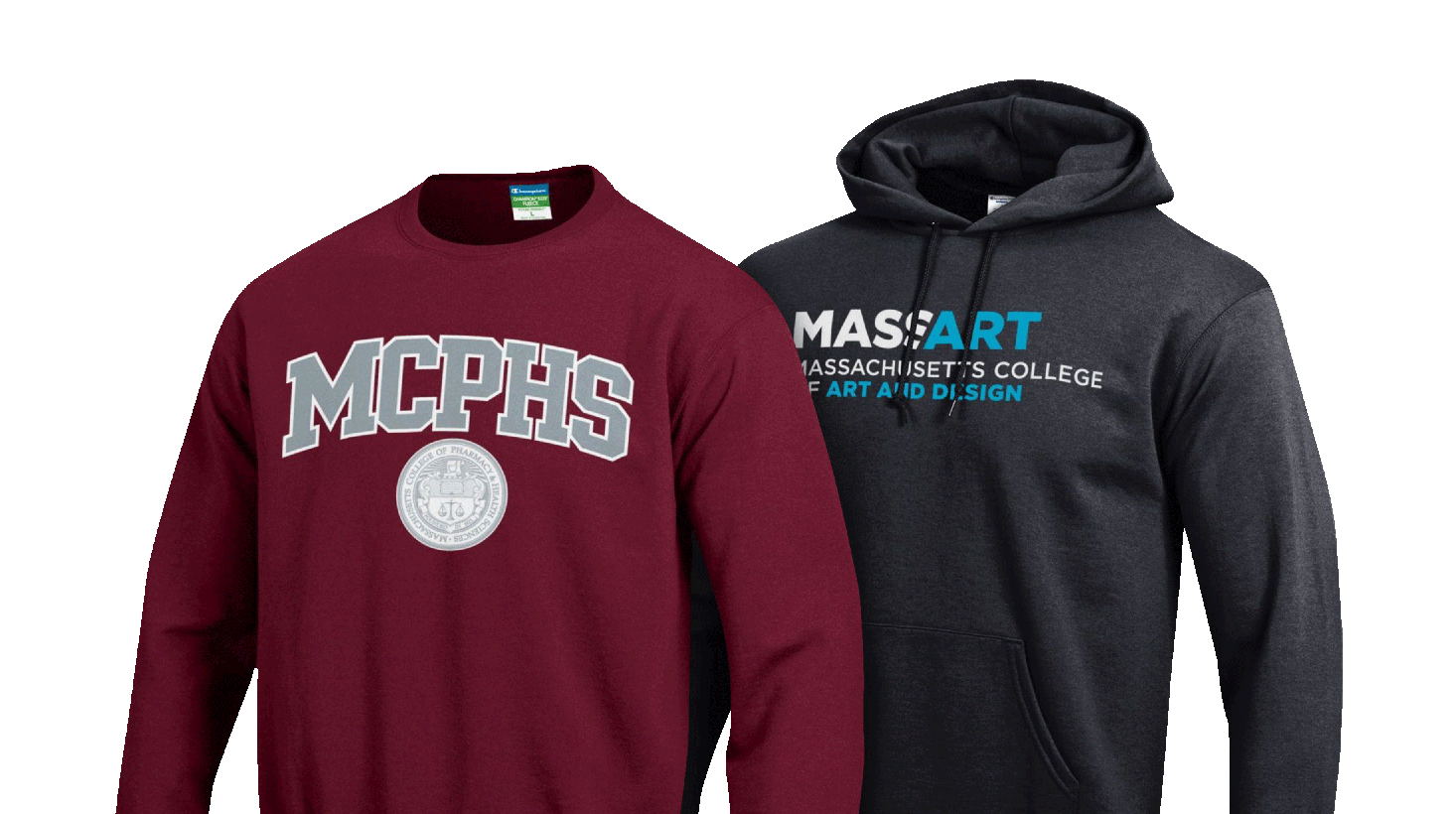 Massachusetts Colleges - MassArt & MCPHS Apparel, Merchandise, & Gifts