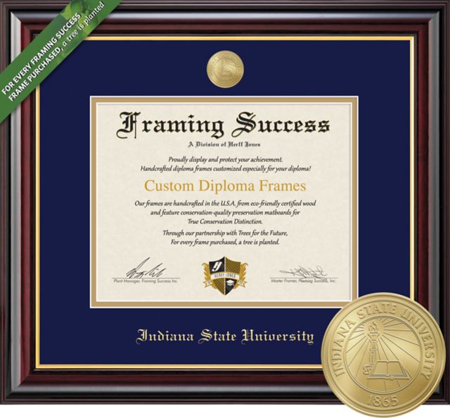 Indiana State University 11" x 14" Windsor Diploma Frame