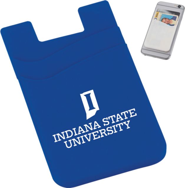 Indiana State University Silicone Card Wallet