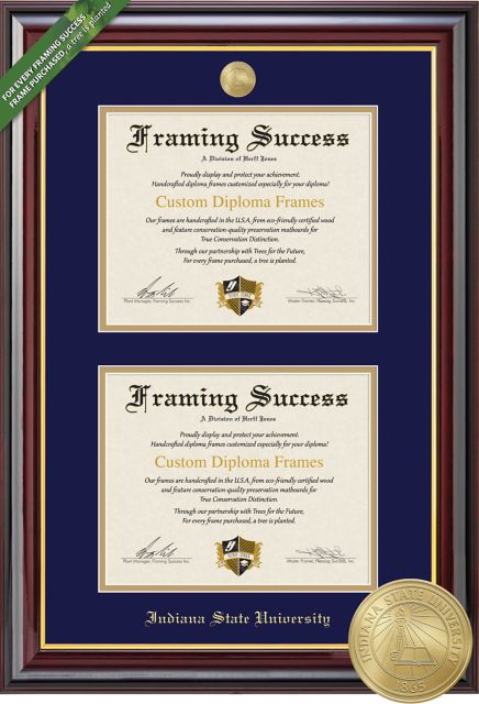 Indiana State University 8.5'' x 11'' Windsor Diploma Frame