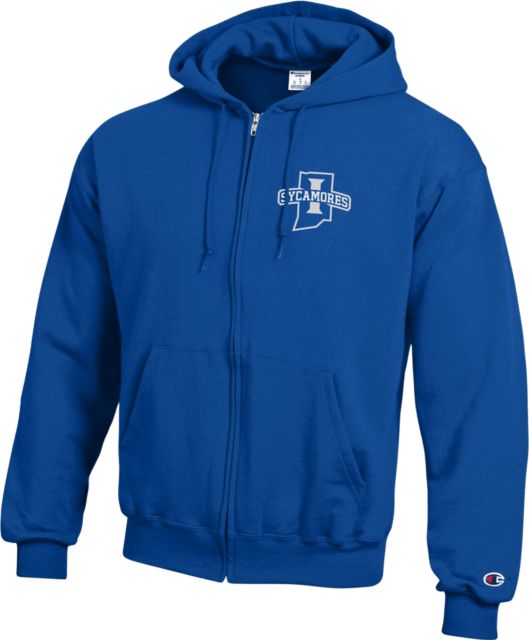 Indiana State University Full Zip Hooded Sweatshirt