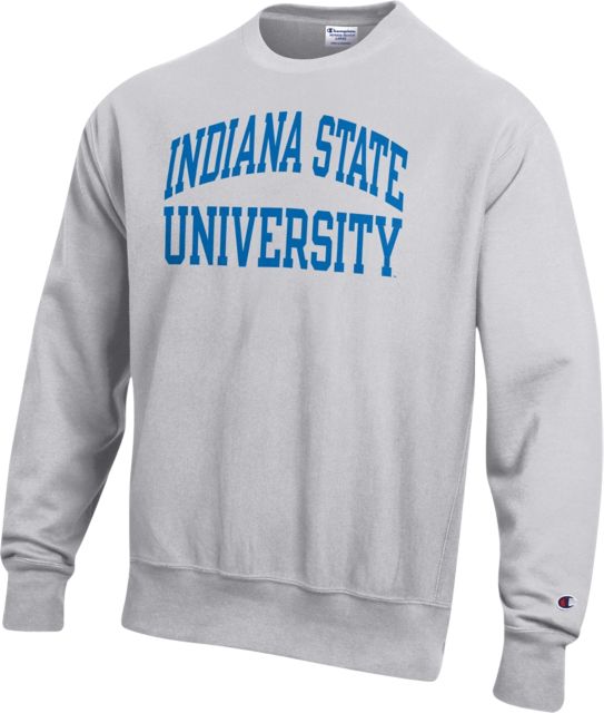 Indiana State University Reverse Weave Crewneck Sweatshirt