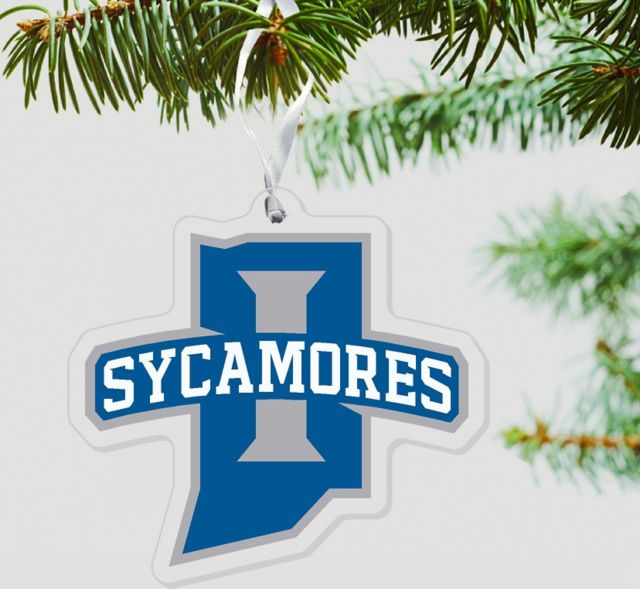 Indiana State University Sycamores 3" x 4" Ornament