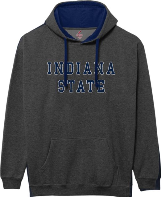 Indiana State University Colorblock Hooded Sweatshirt