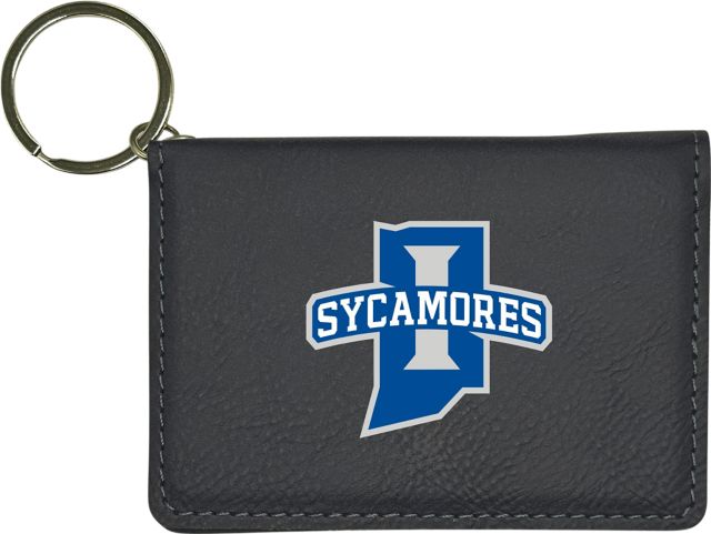 Indiana State University Sycamores Leather ID Holder