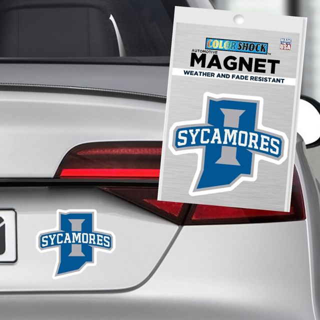 Indiana State University 6" x 6" Sycamores Magnet