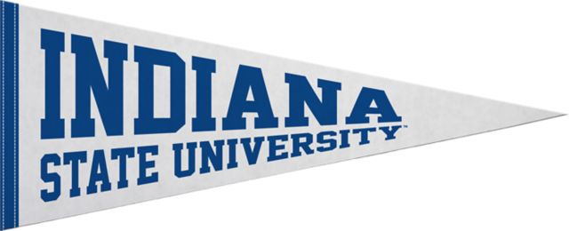 Indiana State University 12" x 30" Pennant