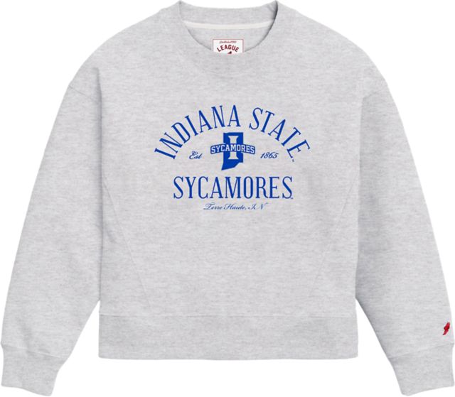 Indiana State University Sycamores Women's Boxy Crewneck Sweatshirt