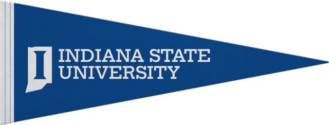 Indiana State University 9" x 24" Pennant