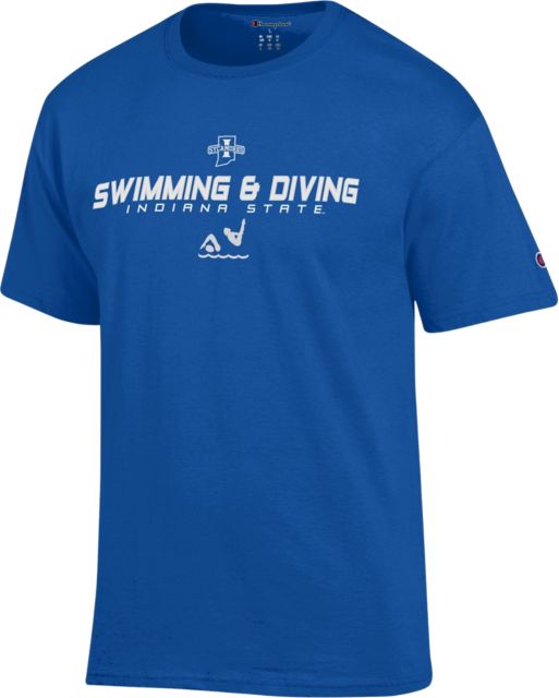 Indiana State University Sycamores Swimming and Diving Short Sleeve T-Shirt
