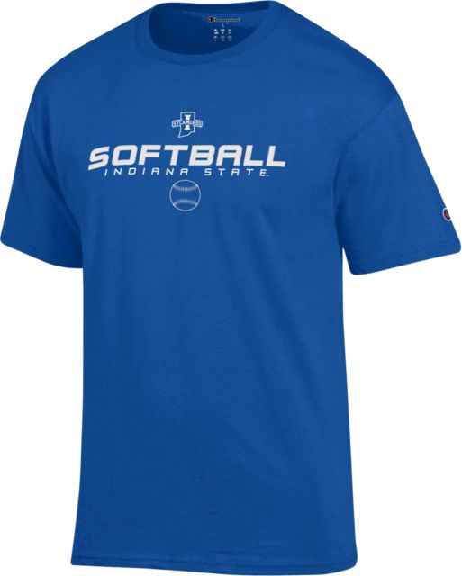 Indiana State University Sycamores Softball Short Sleeve T-Shirt