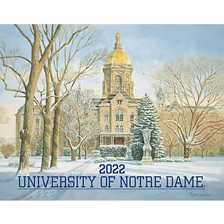 Notre Dame 2022 Academic Calendar 2022 Notre Dame Jack Appleton Wall Calendar:university Of Notre Dame