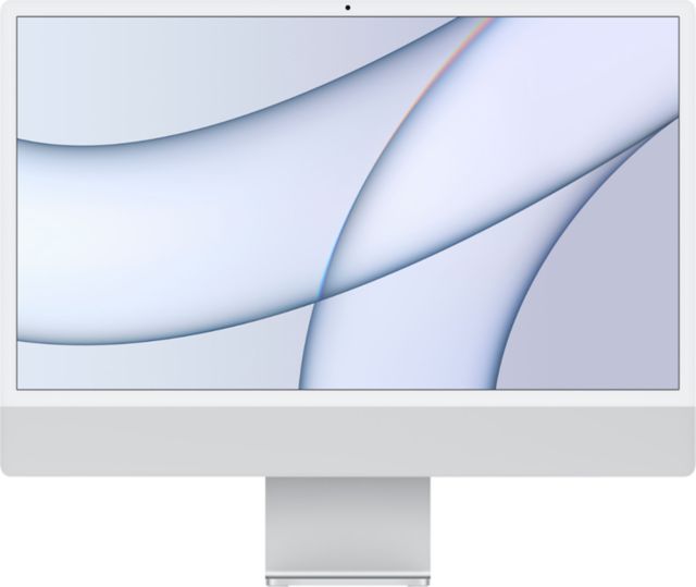24-inch iMac with Retina 4.5K display: Apple M1&nbsp;chip with 8-core CPU and 8-core GPU, 512GB - Silver
