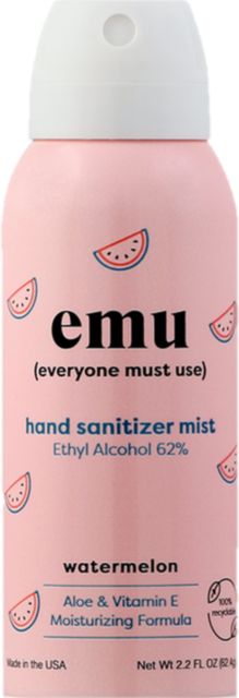 EMU Hand Sanitizer Mist - Watermelon 2.2 oz.