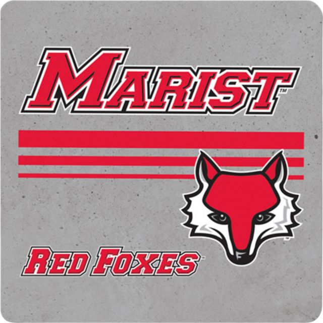 Marist University Red Foxes 4" x 4" Coaster