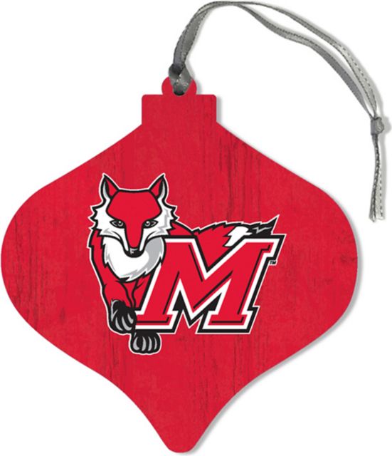 Marist University Red Foxes Bulb Ornament