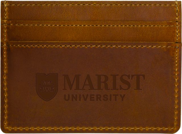 Marist University Leather Card Holder