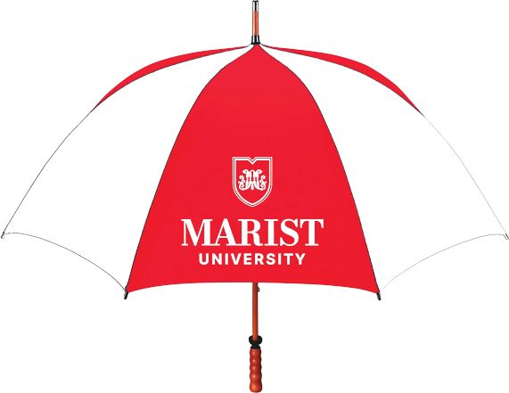 Marist University 62'' Wood Shaft Umbrella