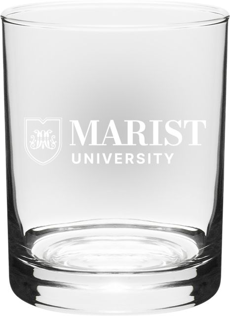 Marist University 14 oz. Double Old Fashioned Glass