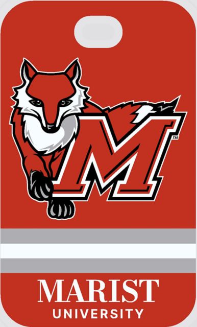 Marist University Red Foxes Acrylic Bag Tag