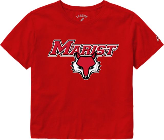 Marist University Red Foxes Women's Crop Short Sleeve T-Shirt