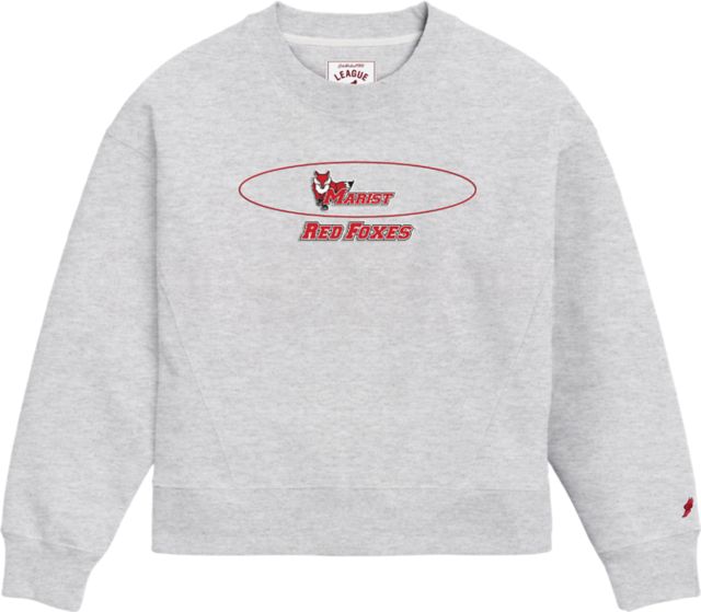 Marist University Red Foxes Women's Boxy Crewneck Sweatshirt