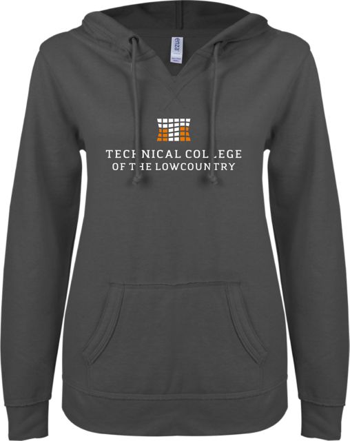 Technical College of the Lowcountry Women's V-Notch Hooded Sweatshirt