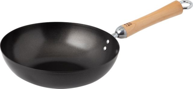 Honey-Can-Do 4-Piece Joyce Chen 14-in Carbon Steel Wok with Lid in