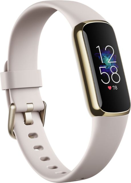 White store gold smartwatch