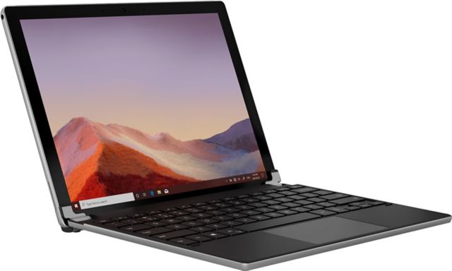 Brydge 12.3 Pro+ Aluminum Bluetooth Keyboard, Surface Pro4/5/6/7, Silver - ONLINE ONLY