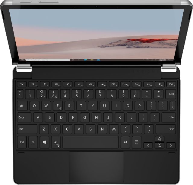Brydge 10.5 Go+ Aluminum Bluetooth Keyboard, Surface Go/Go2, Silver - ONLINE ONLY