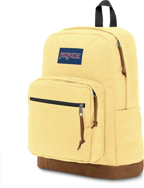 Light yellow jansport outlet backpack