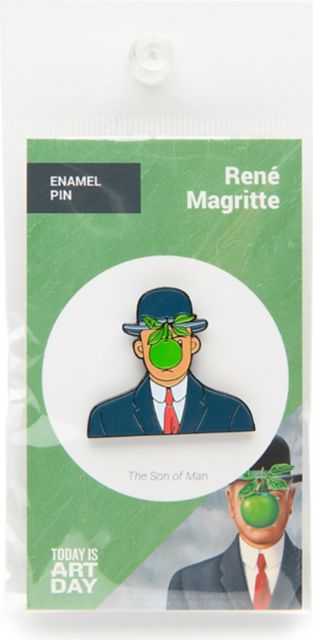 ENAMEL PIN SON OF MAN MAGRITTE