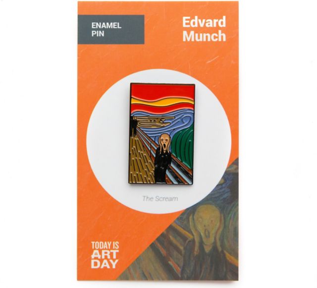 ENAMEL PIN SCREAM MUNCH