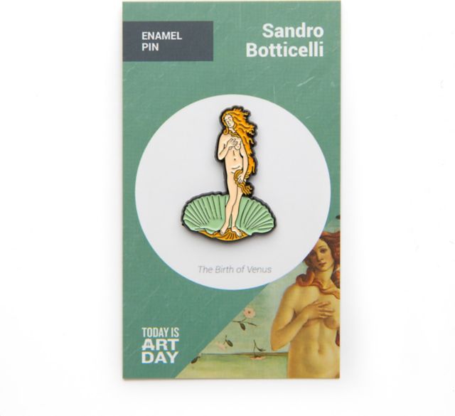 ENAMEL PIN BIRTH OF VENUS BOTTICELLI